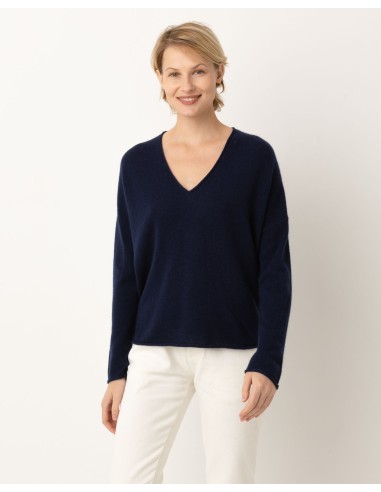 Pull WOOL - Col V - 90% Laine 10% Cachemire Voir les baskets